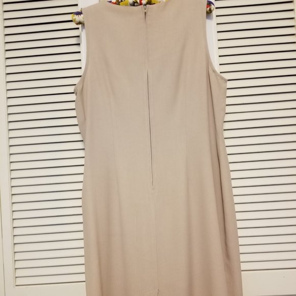 DJ Summers Tan Dress with Jacket 12P - Picture 3 of 4
